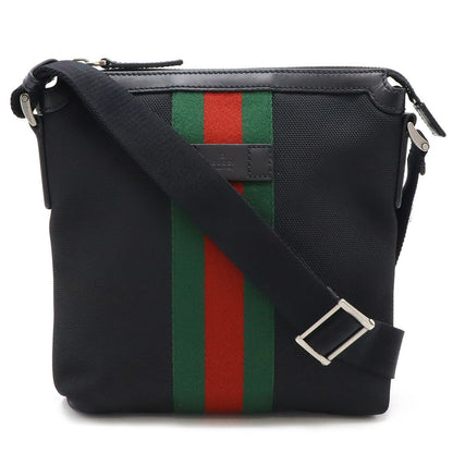 Gucci Nylon Canvas/Leather Sheline Line Shoulder Bag 631195