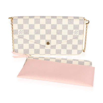 Louis Vuitton Louis Vuitton Damier Azur Canvas Félicie Pochette