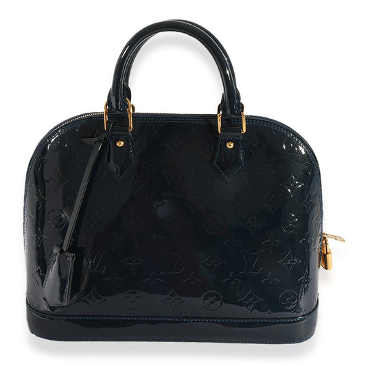 Louis Vuitton Louis Vuitton Bleu Nuit Vernis Alma PM