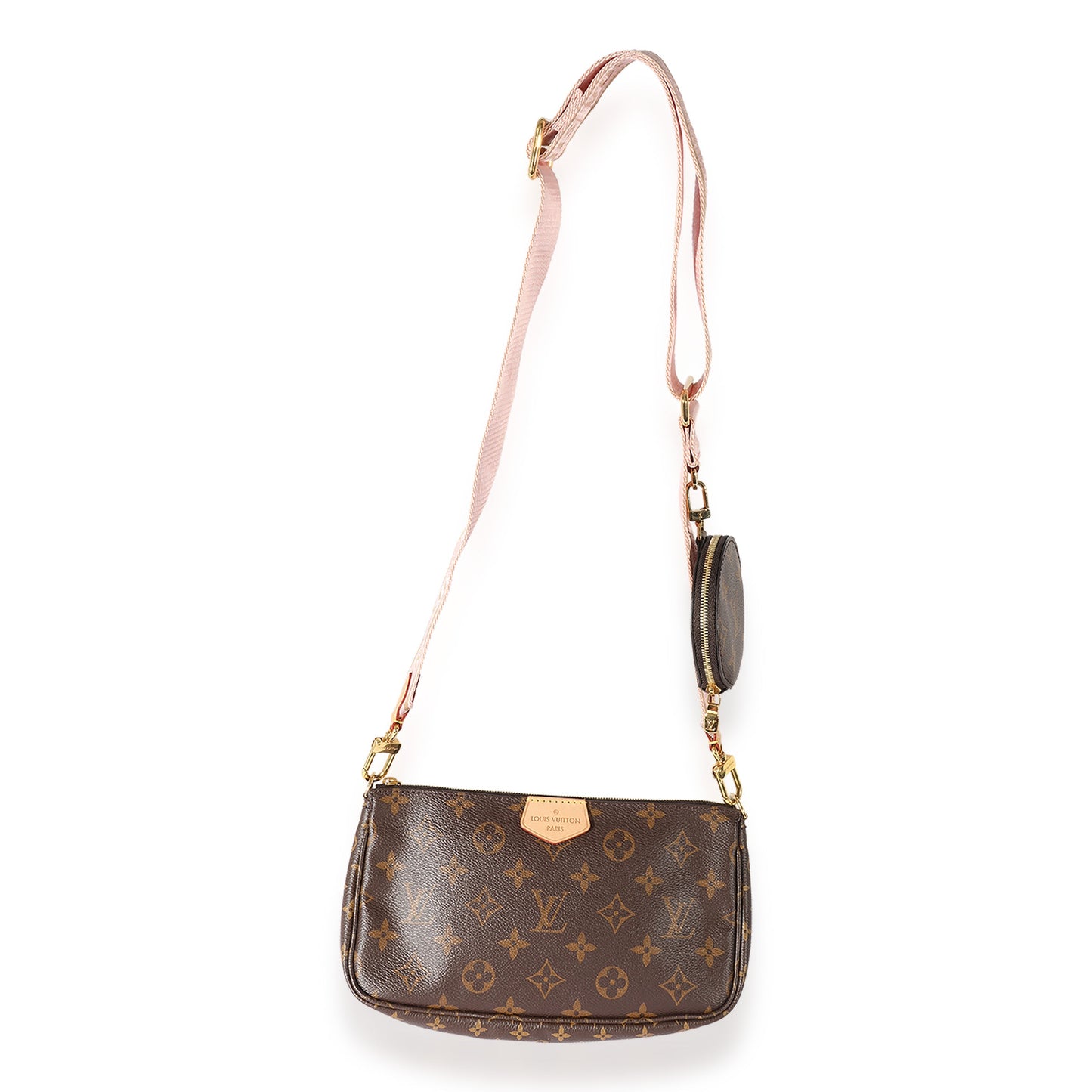 Louis Vuitton Louis Vuitton Monogram Canvas & Rose Clair Multi-Pochette Accessoires
