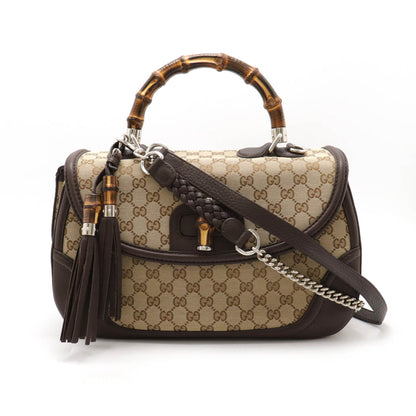 Gucci GG Canvas Bamboo 2way Bag 240241