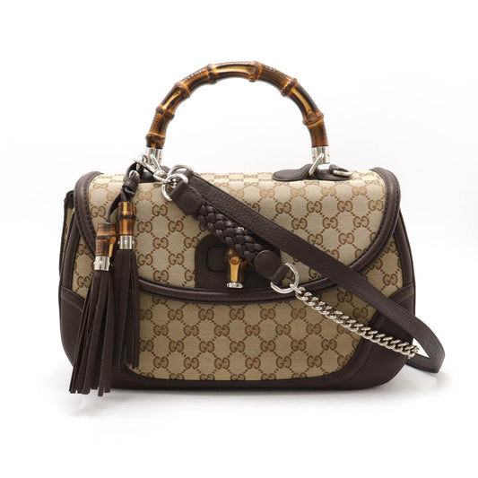 Gucci GG Canvas Bamboo 2way Bag 240241