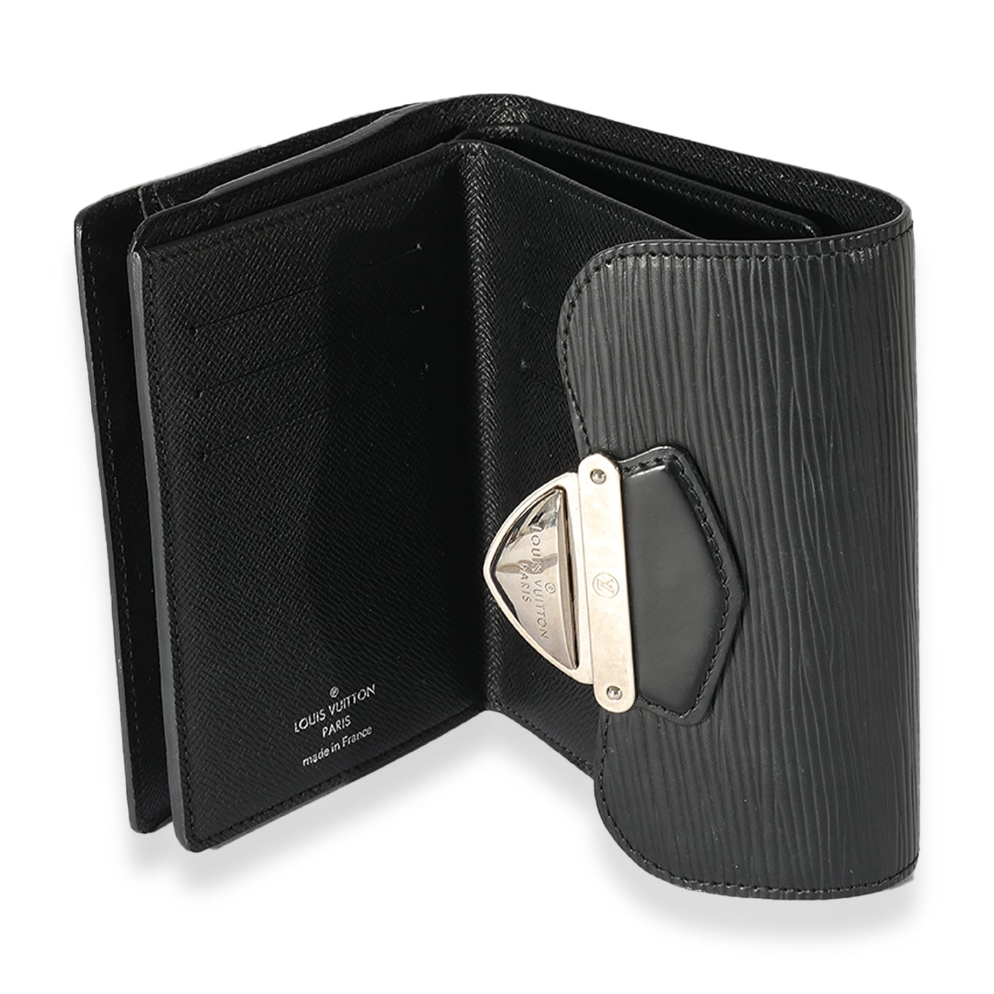 Louis Vuitton Louis Vuitton Black Epi Joey Wallet