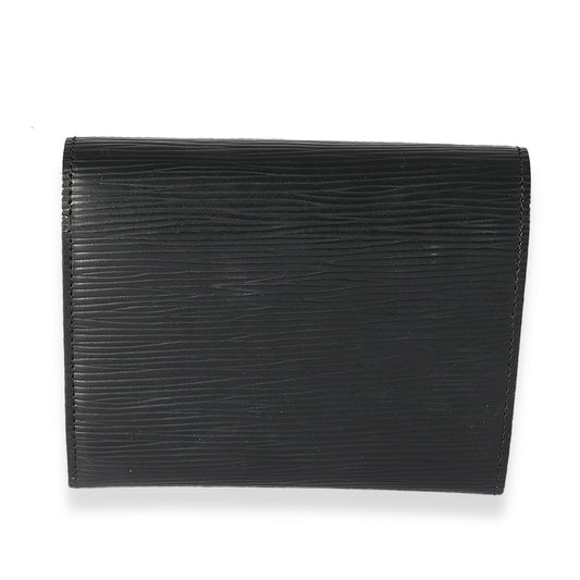 Louis Vuitton Louis Vuitton Black Epi Joey Wallet