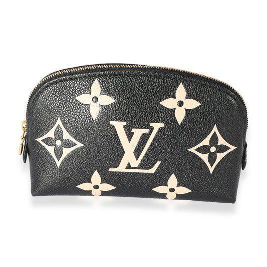Louis Vuitton Louis Vuitton Black Giant Monogram Pochette Cosmetique