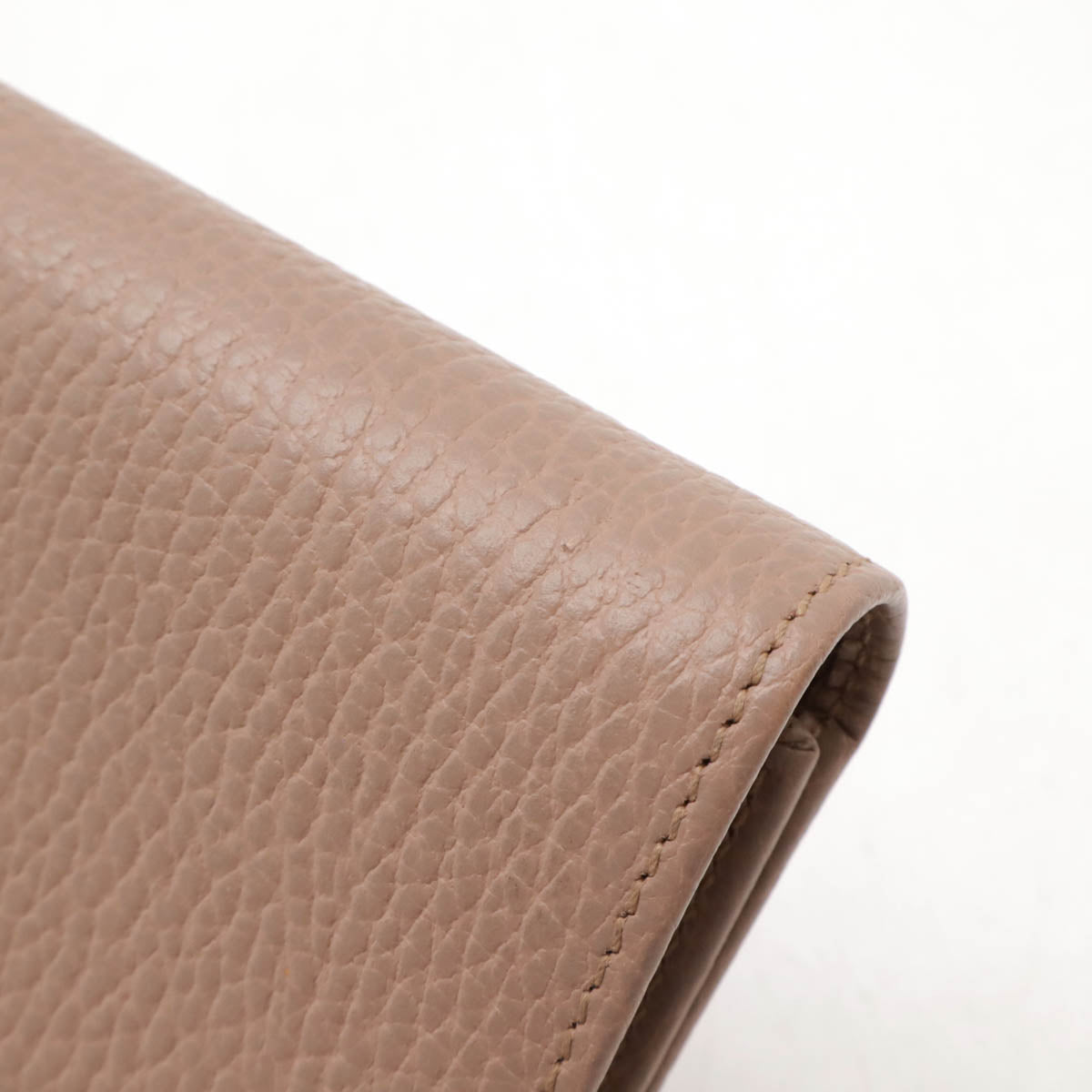 Gucci Leather GG Marmont Tri-fold Wallet Pink Beige 546584