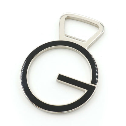 Gucci Metal Enamel G Mark Bottle Opener Silver Black Ivory Bottle Opener