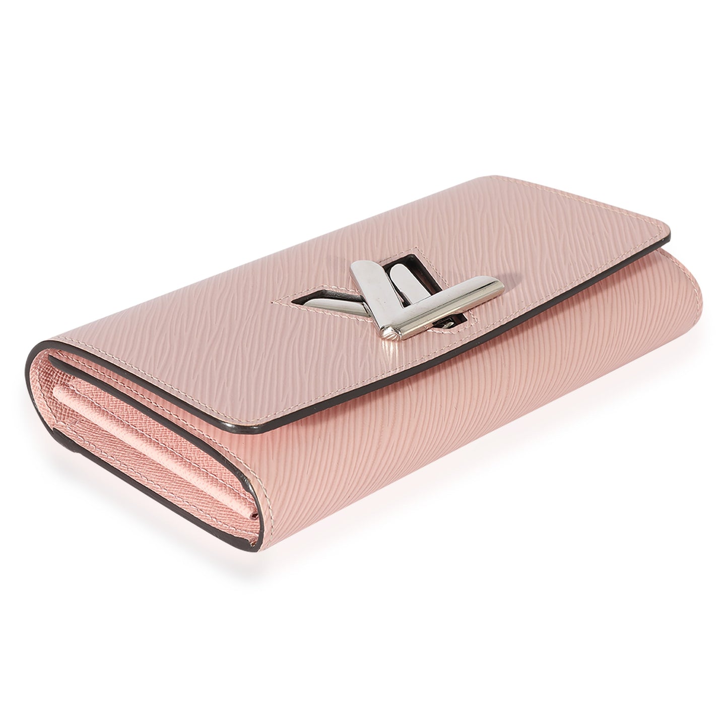 Louis Vuitton Louis Vuitton Rose Epi Leather Twist Wallet