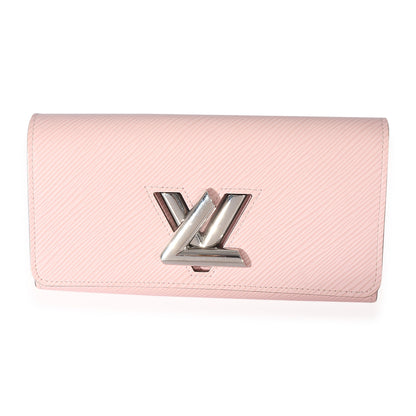 Louis Vuitton Louis Vuitton Rose Epi Leather Twist Wallet