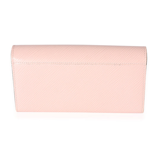 Louis Vuitton Louis Vuitton Rose Epi Leather Twist Wallet