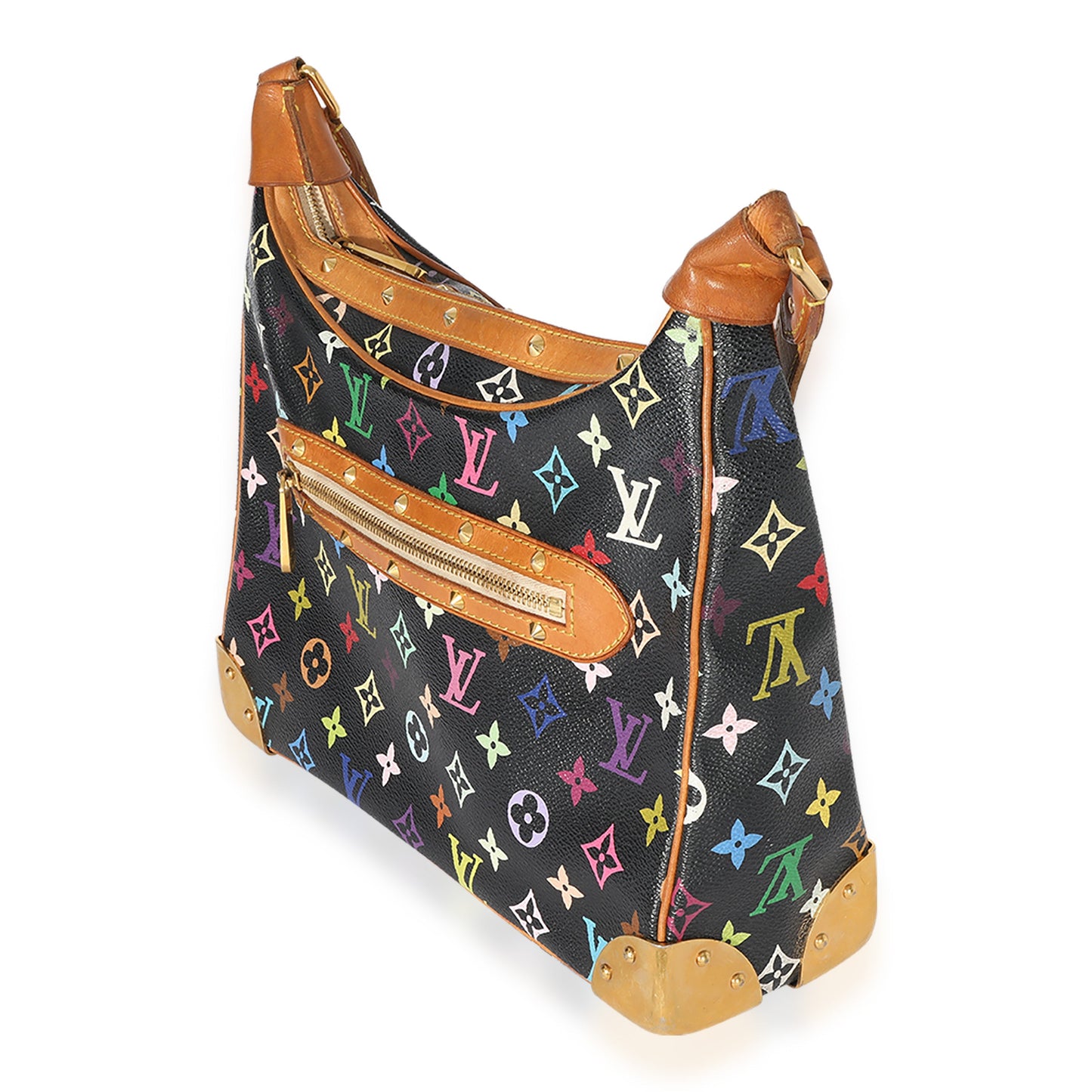Louis Vuitton Louis Vuitton x Takashi Murakami Black Monogram Multicolore Boulogne