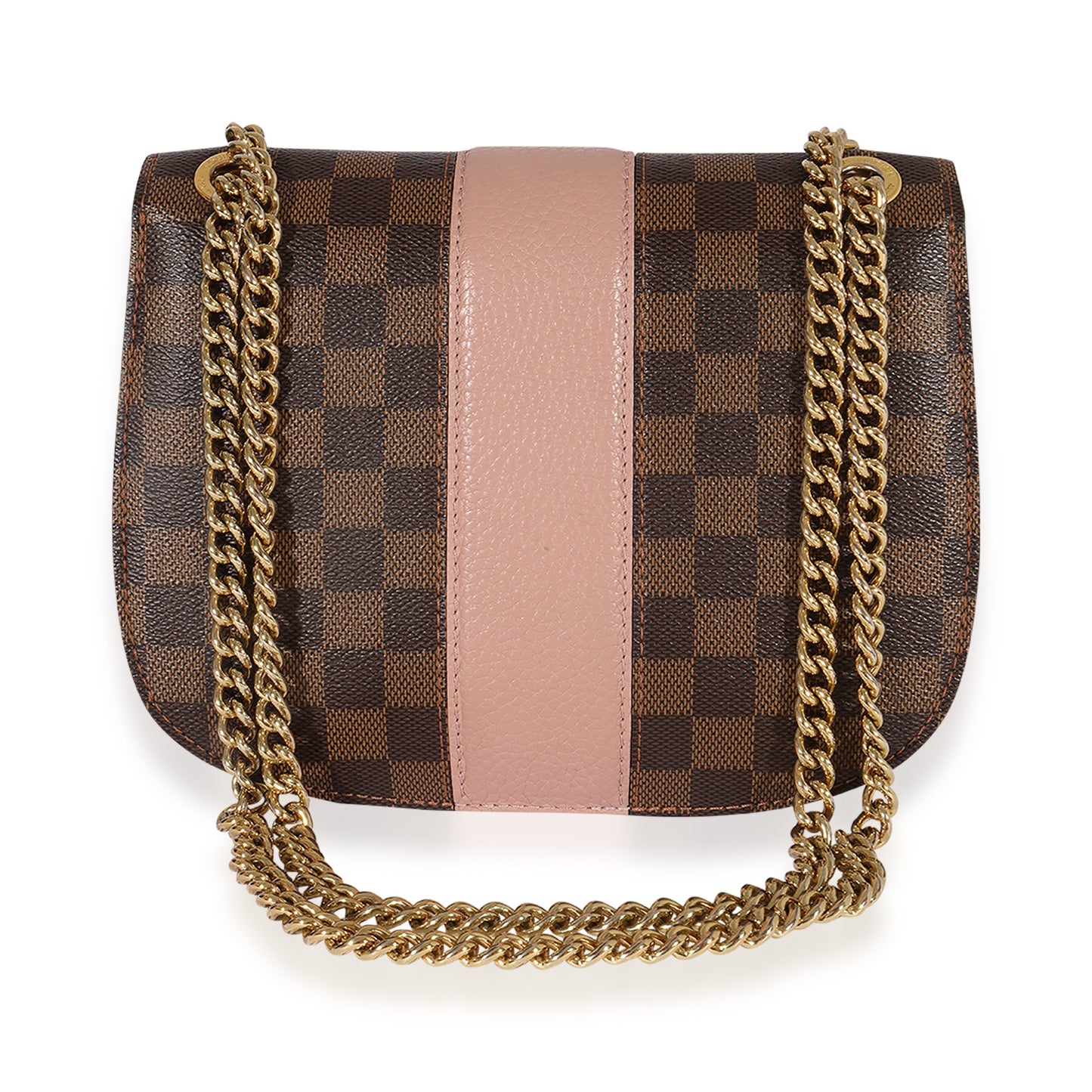 Louis Vuitton Louis Vuitton Damier Ebene & Magnolia Cuir Taurillon Wight Shoulder Bag