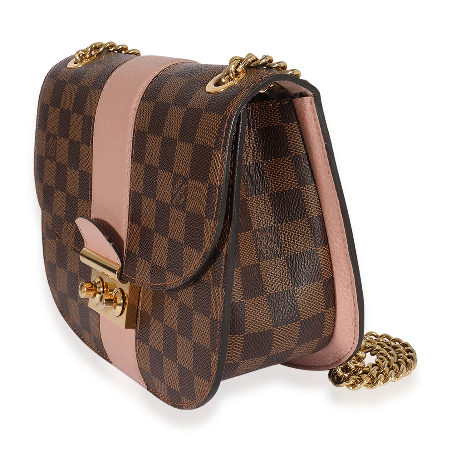 Louis Vuitton Louis Vuitton Damier Ebene & Magnolia Cuir Taurillon Wight Shoulder Bag