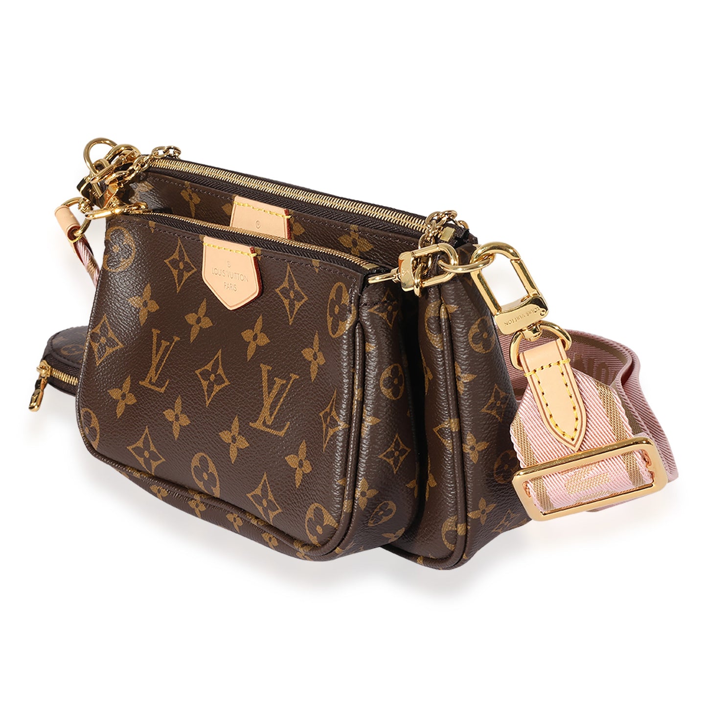 Louis Vuitton Louis Vuitton Monogram Canvas & Rose Clair Multi-Pochette Accessoires