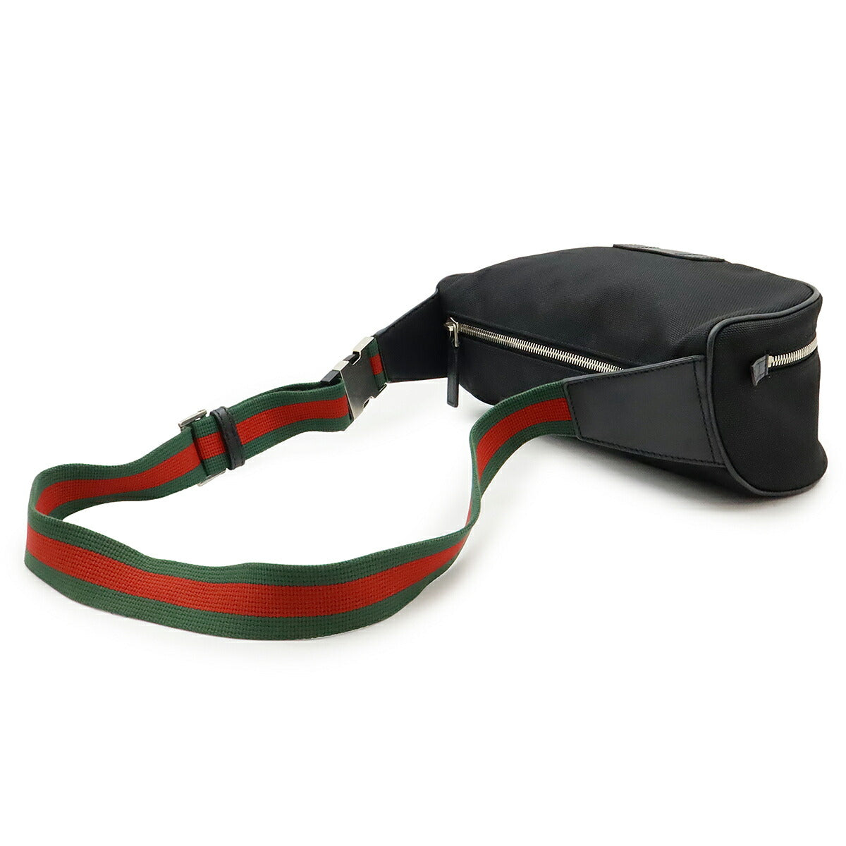 Gucci Nylon Canvas Leather 2way Bag