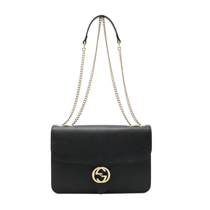 Gucci Interlocking G Leather Shoulder Bag