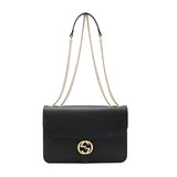 Gucci Interlocking G Leather Shoulder Bag