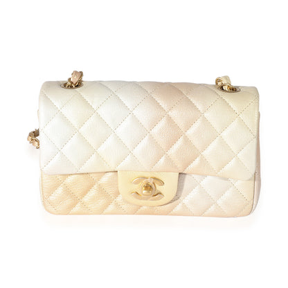 CHANEL 22C Metallic Ombre Quilted Lambskin Rectangular Mini Flap Bag