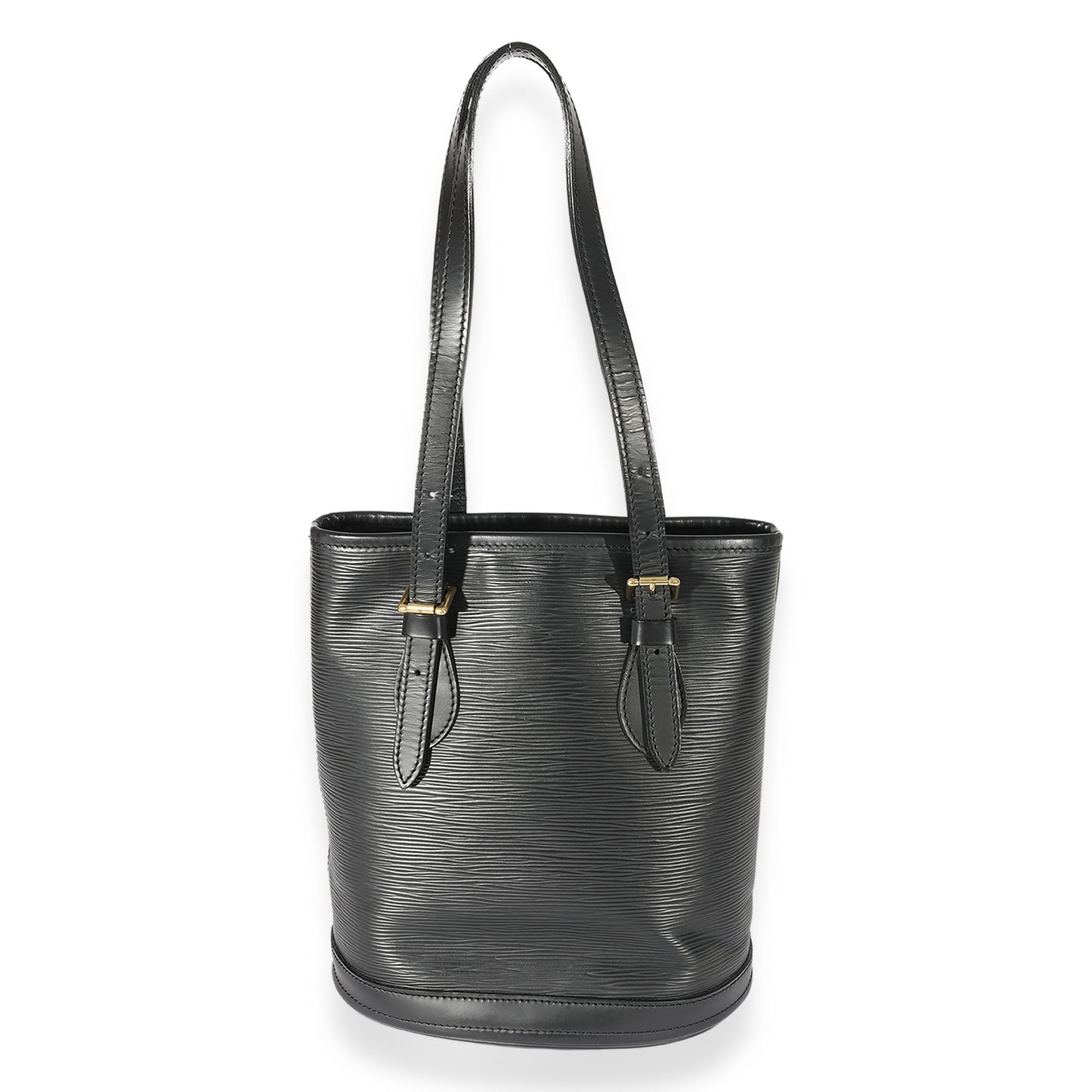 Louis Vuitton Louis Vuitton Black Epi Leather Petit Bucket Bag