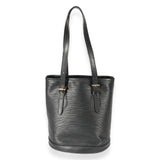 Louis Vuitton Louis Vuitton Black Epi Leather Petit Bucket Bag