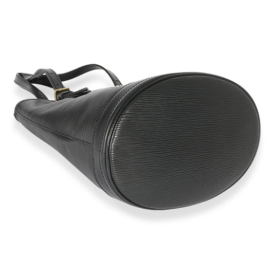 Louis Vuitton Louis Vuitton Black Epi Leather Petit Bucket Bag