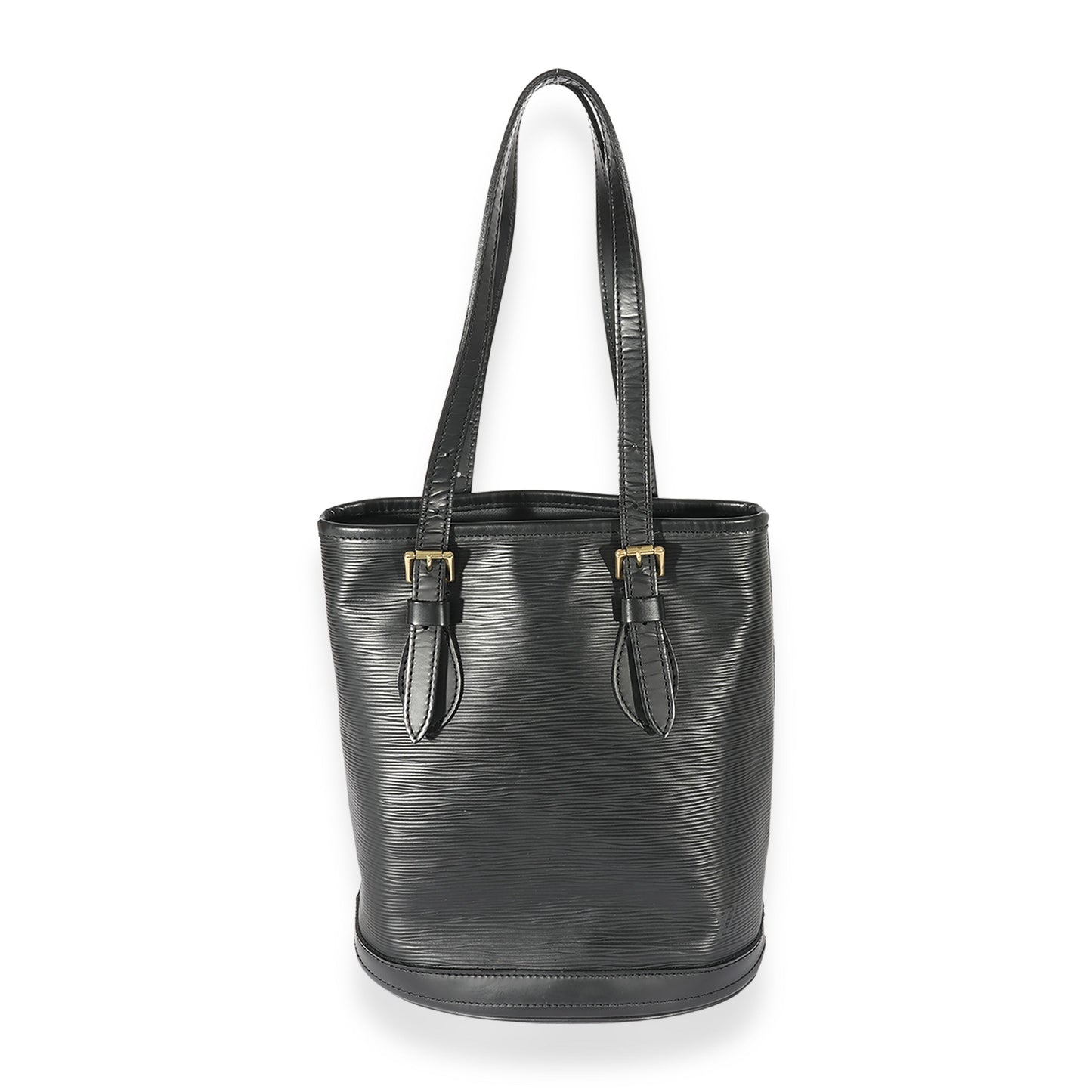Louis Vuitton Louis Vuitton Black Epi Leather Petit Bucket Bag