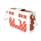 Louis Vuitton Terracotta & White Monogram Embossed Lambskin Petite Malle