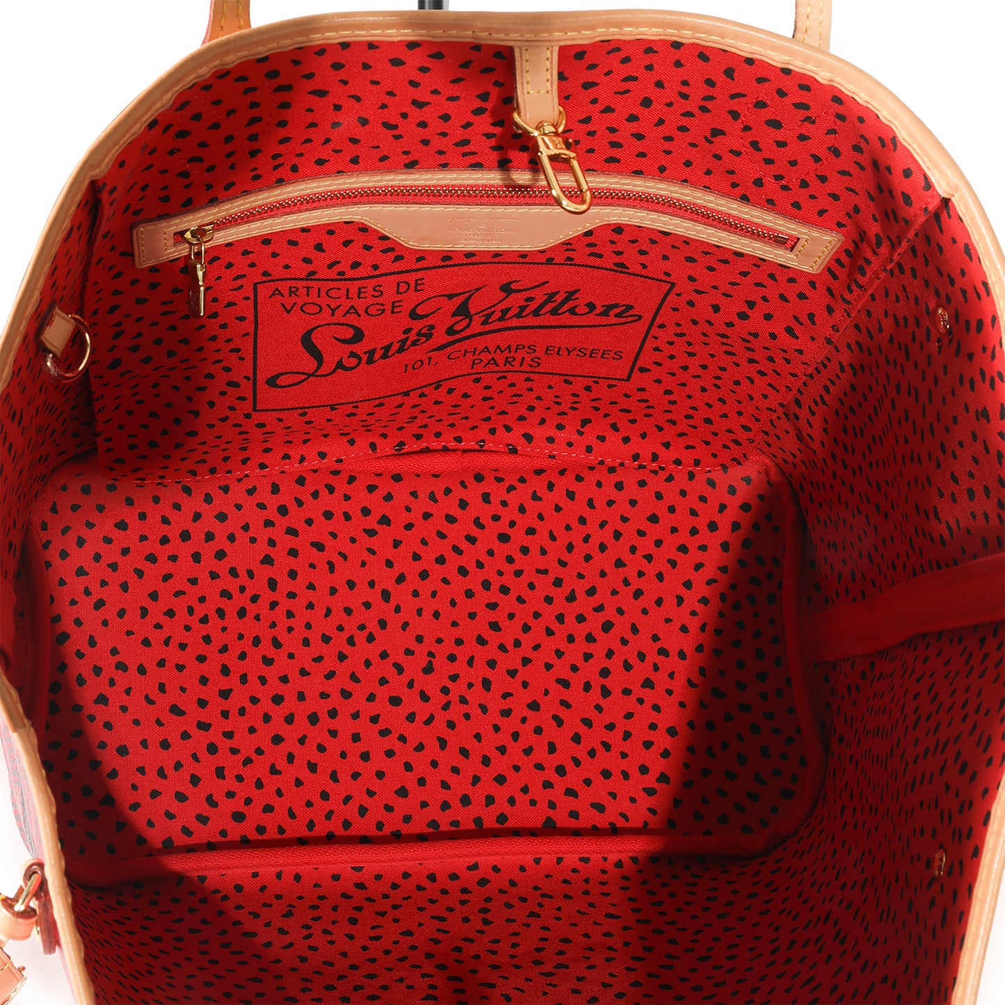 Louis Vuitton Louis Vuitton x Yayoi Kusama Red Infinity Dots Monogram Canvas Neverfull MM