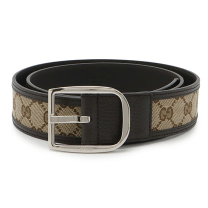 Gucci GG Canvas Leather Belt