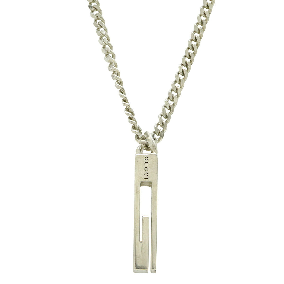 Gucci G Motif Ag925 Pendant Necklace