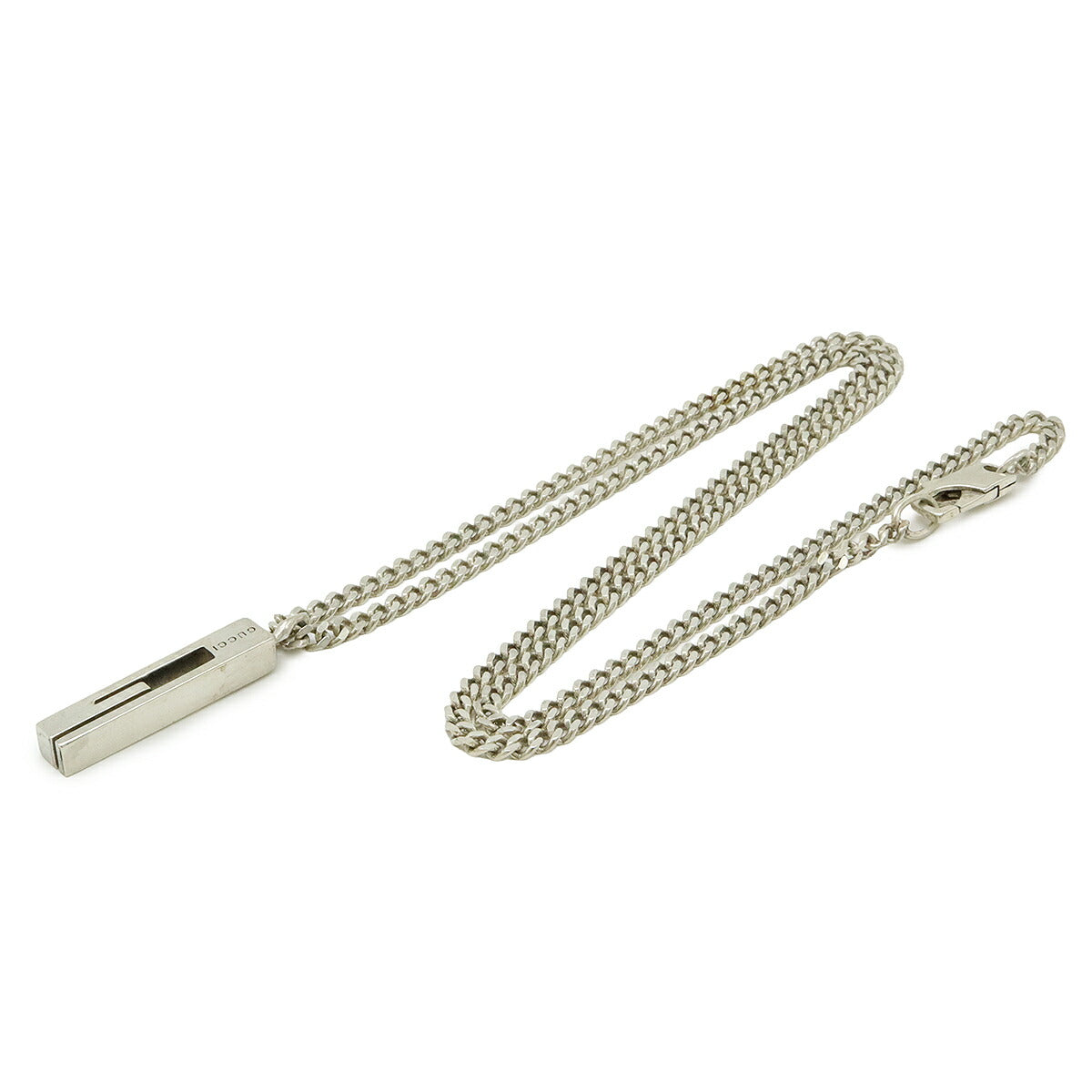 Gucci G Motif Ag925 Pendant Necklace