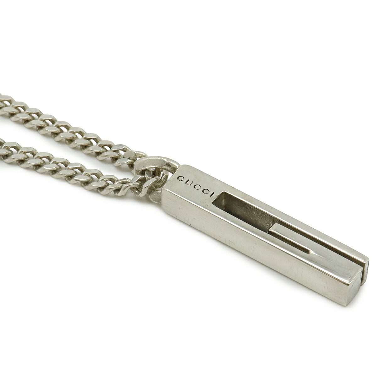 Gucci G Motif Ag925 Pendant Necklace