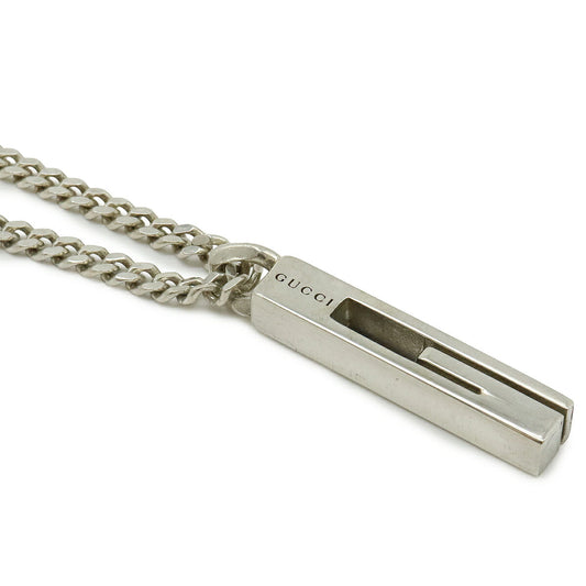 Gucci G Motif Ag925 Pendant Necklace