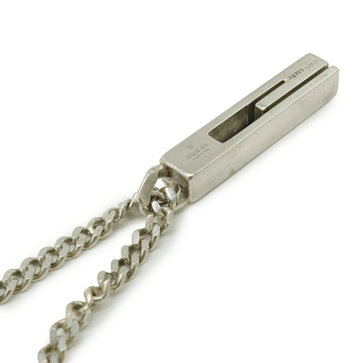 Gucci G Motif Ag925 Pendant Necklace