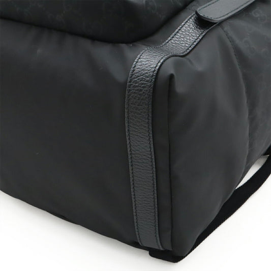 Gucci GG Nylon Leather Backpack