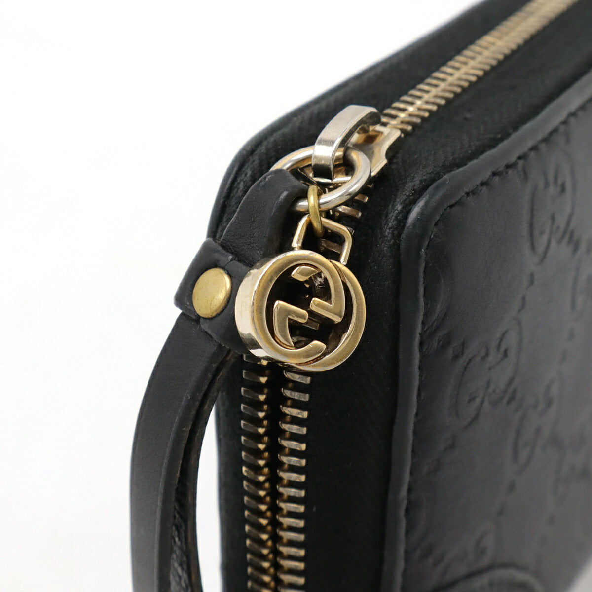 Gucci BREE Guccissima long wallet leather