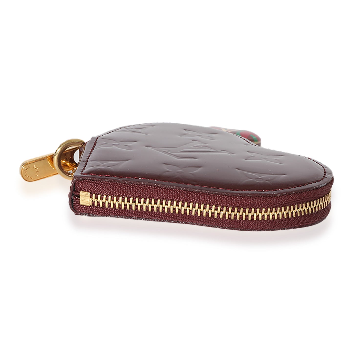 Louis Vuitton Louis Vuitton Amarante Monogram Vernis Coeur Heart Coin Purse
