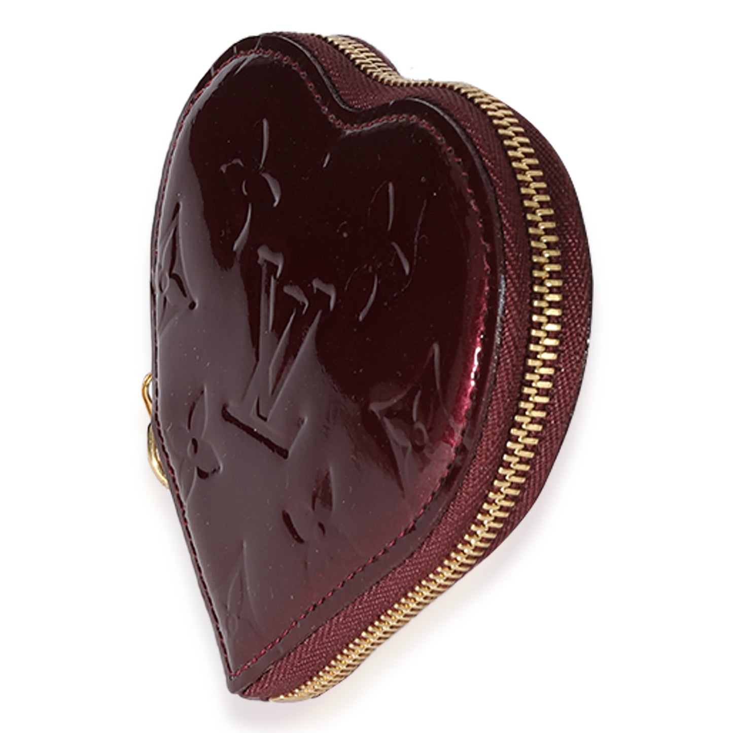 Louis Vuitton Louis Vuitton Amarante Monogram Vernis Coeur Heart Coin Purse