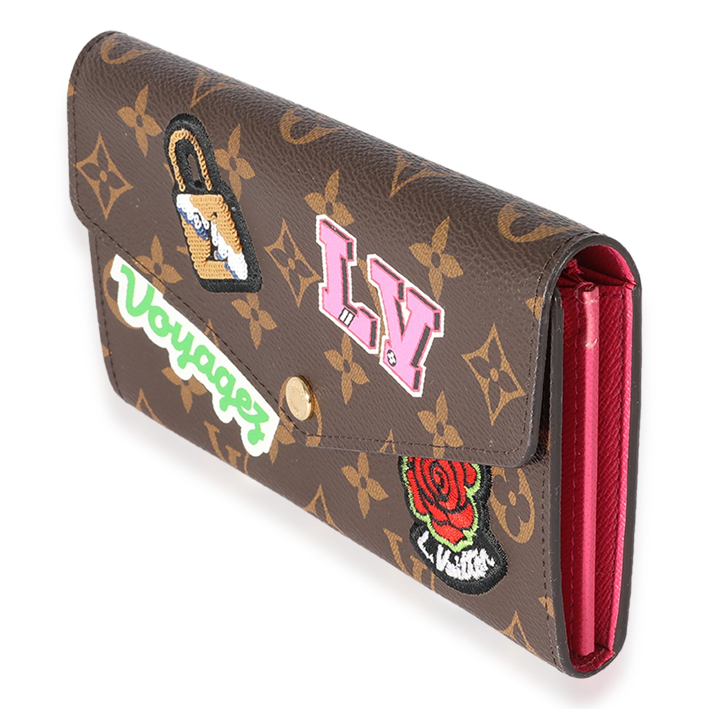 Louis Vuitton Louis Vuitton Monogram Travel Stickers Sarah Wallet