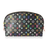 Louis Vuitton Louis Vuitton x Takashi Murakami Black Monogram Multicolore Cosmetic Pouch