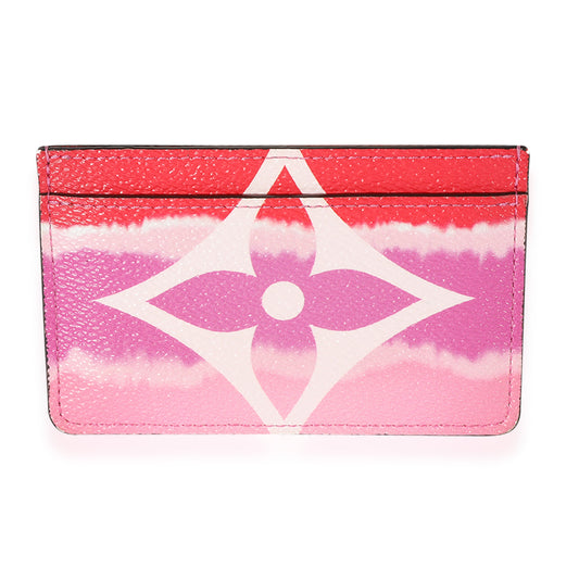 Louis Vuitton Louis Vuitton Rouge LV Escale Canvas Card Holder