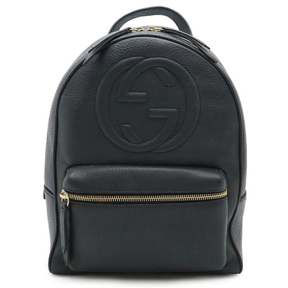Gucci Soho Interlocking G Leather Backpack