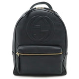 Gucci Soho Interlocking G Leather Backpack