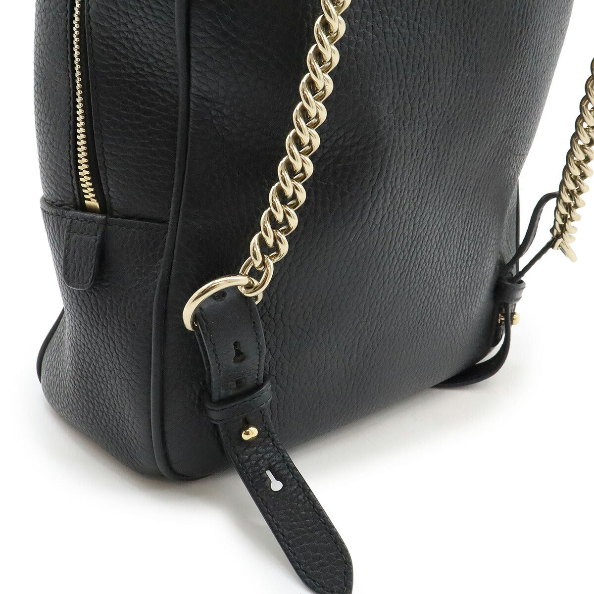 Gucci Soho Interlocking G Leather Backpack