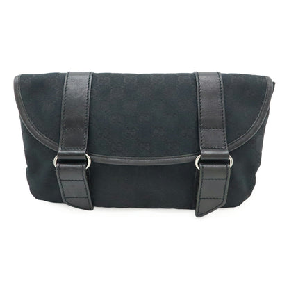 Gucci GG Canvas Leather Waist Bag