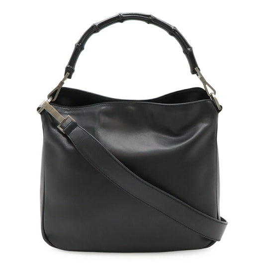 Gucci Bamboo Leather 2way Bag