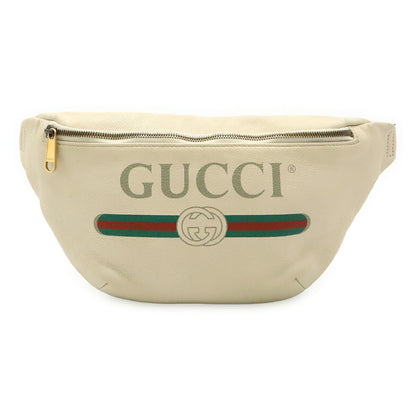 Gucci Gucci Print Leather Waist Bag