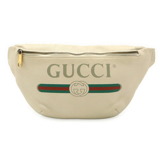 Gucci Gucci Print Leather Waist Bag