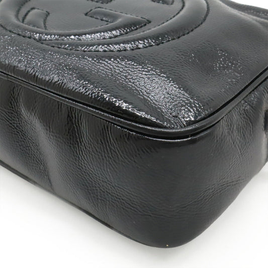 Gucci Soho Small Disco Enamel Leather Shoulder Bag