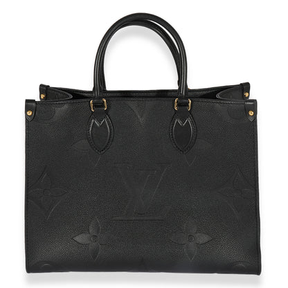 Louis Vuitton Louis Vuitton Black Empreinte Monogram Giant Onthego MM